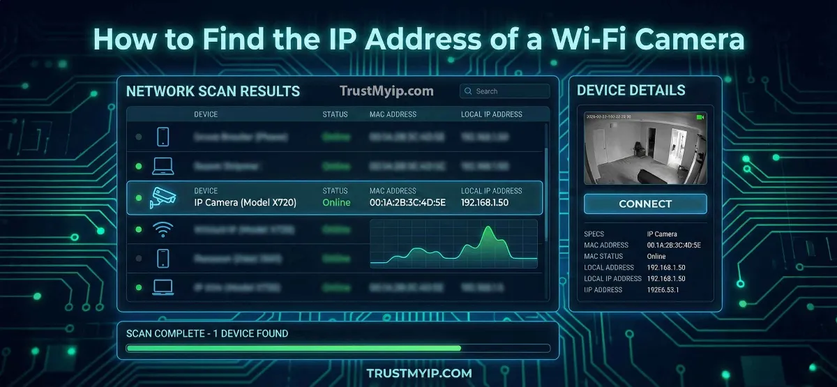 How to Find Wi-Fi Camera IP Address (Android, iPhone, & PC Guide)