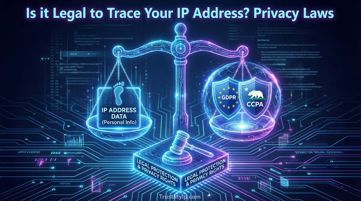Is it Legal to Trace Your IP Address? Privacy Laws
