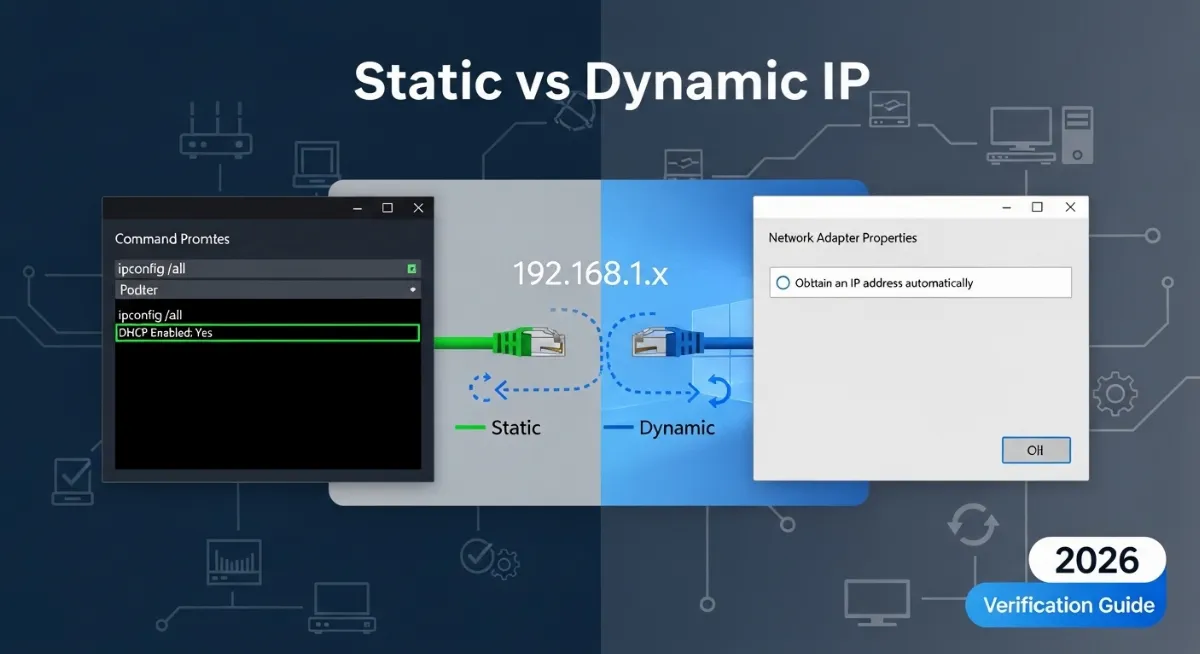 Check if IP is Static or Dynamic: 5 Methods 2026