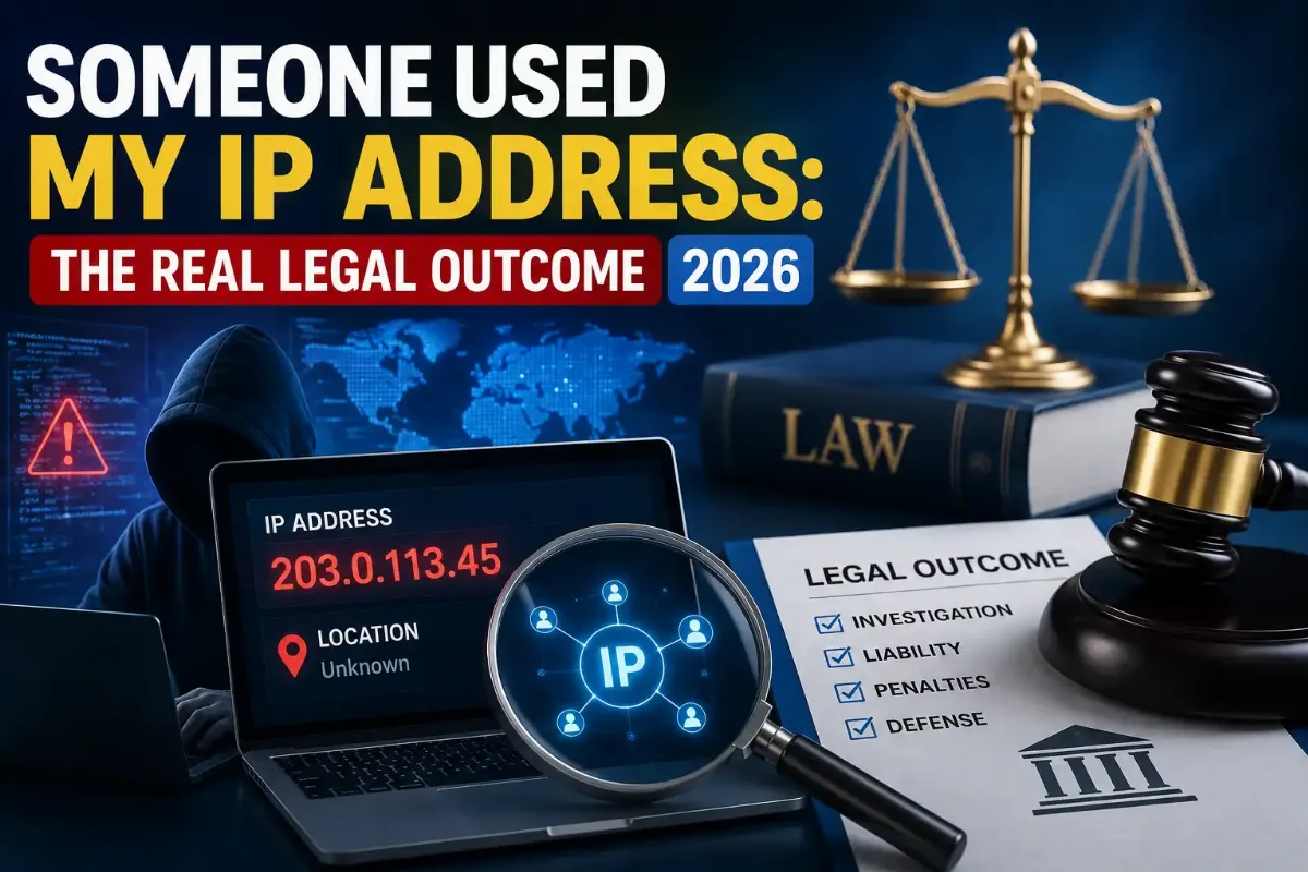 Someone Used My IP Address The Real Legal Outcome 2026