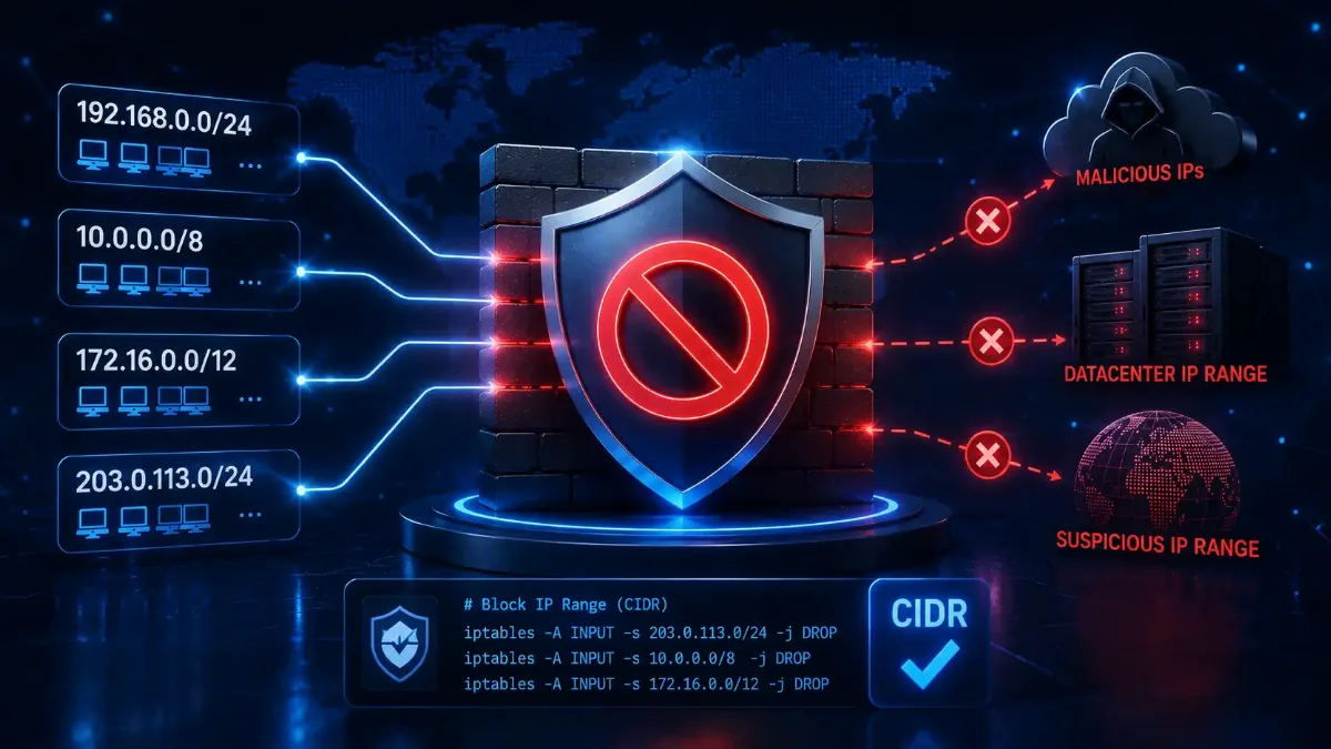 How to Block an IP Range: The Exact CIDR Method 2026