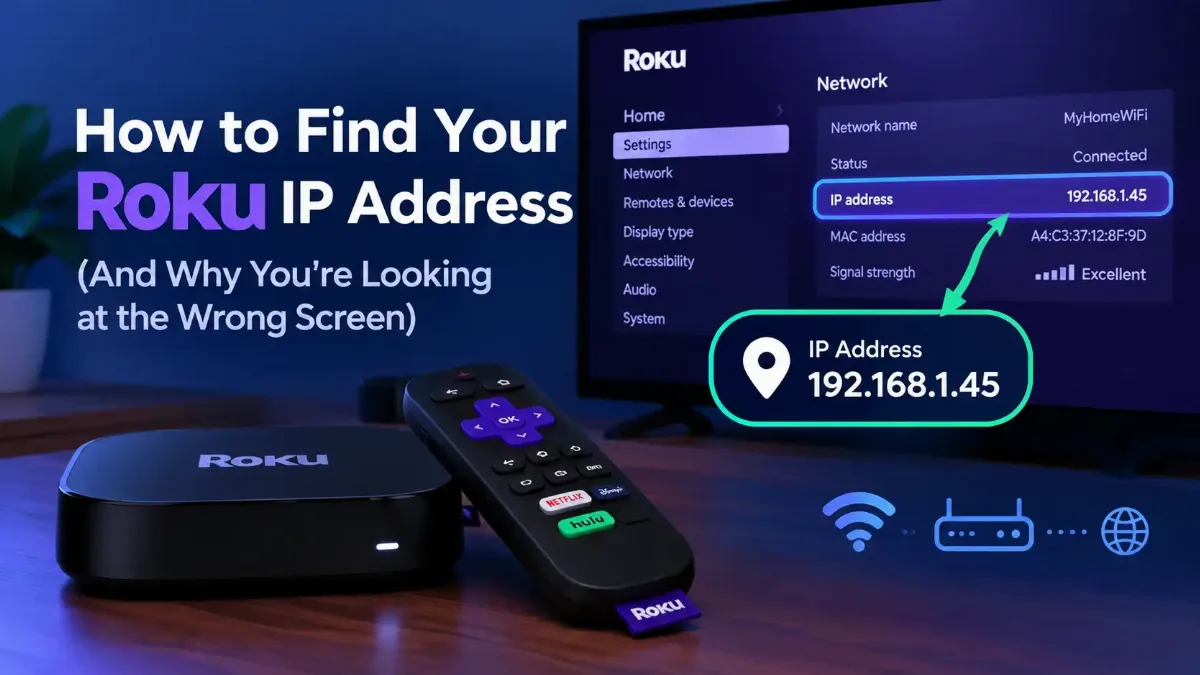 Find Roku IP Address Without Remote & WiFi (Solved)