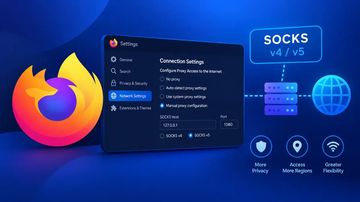 Firefox Proxy Settings What the SOCKS Fields Actually Do