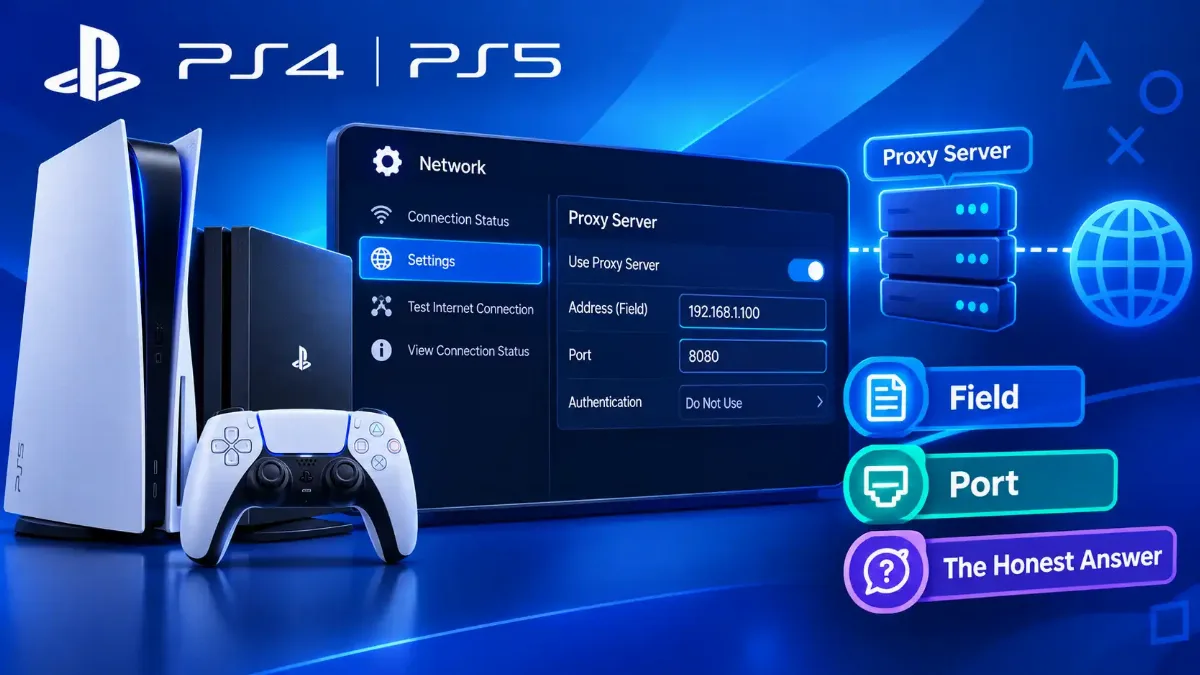 What Is a Proxy Server on PS4 and PS5 The Field, the Port, and the Honest Answer