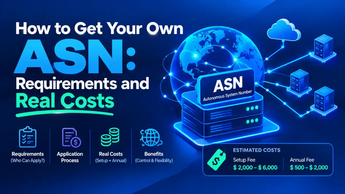 How to Get Your Own ASN Requirements and Real Costs