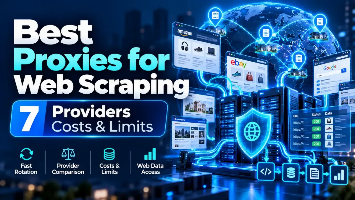 Best Proxies for Web Scraping: 7 Providers, Costs & Limits