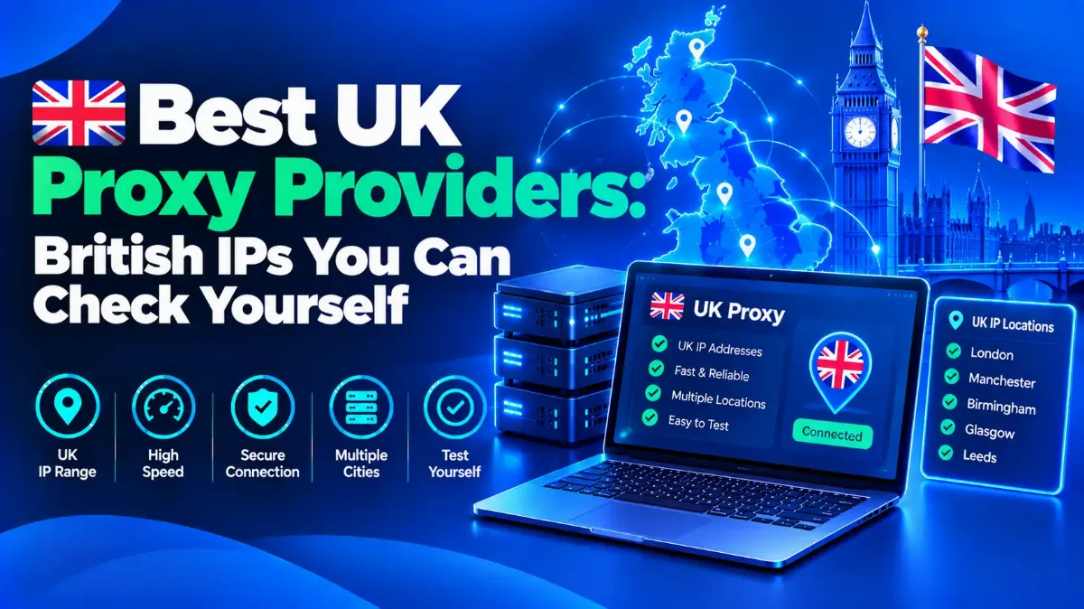 Best UK Proxy Providers: British IPs You Can Check Yourself
