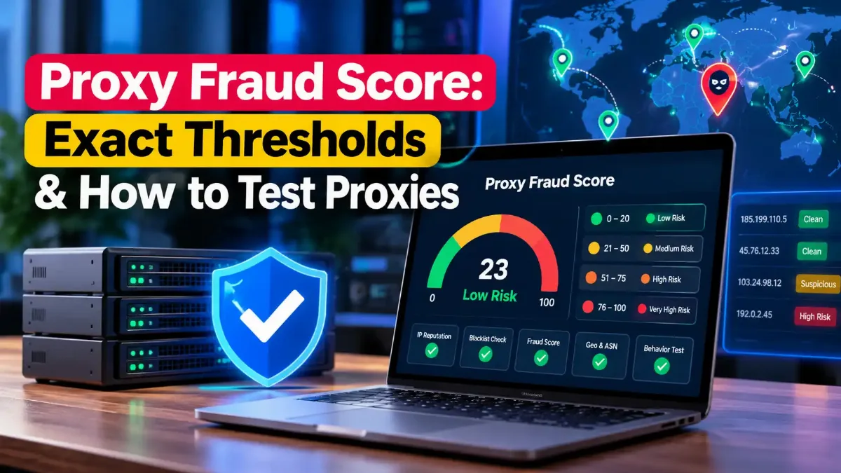 Proxy Fraud Score: Exact Thresholds & How to Test Proxies