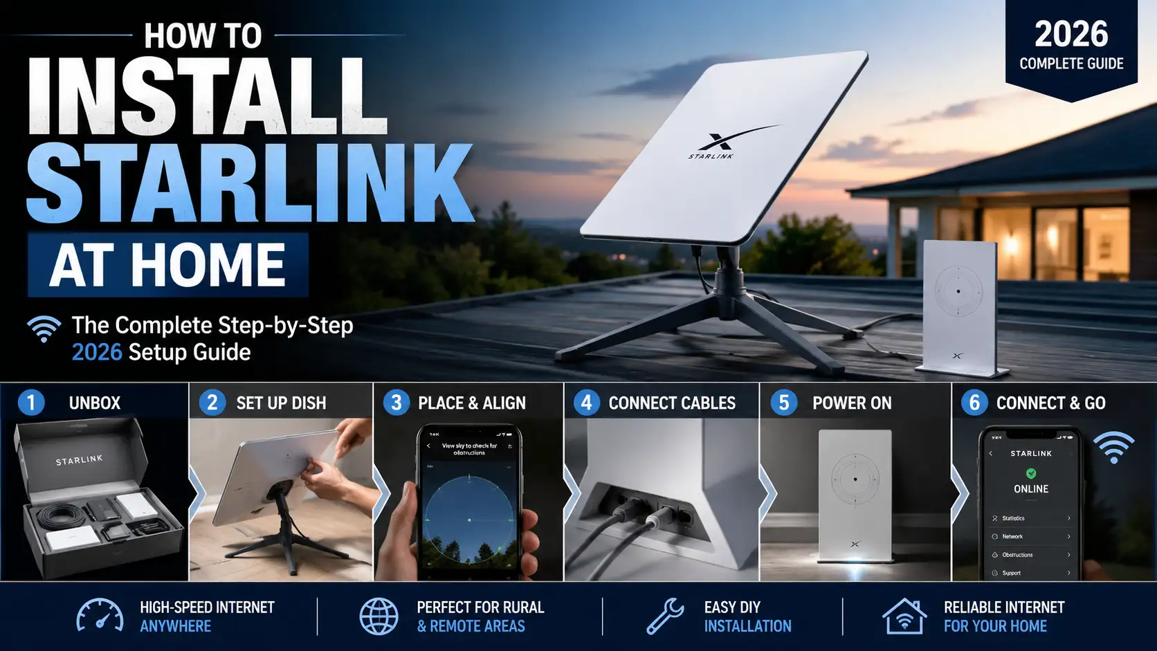 How to Install Starlink at Home