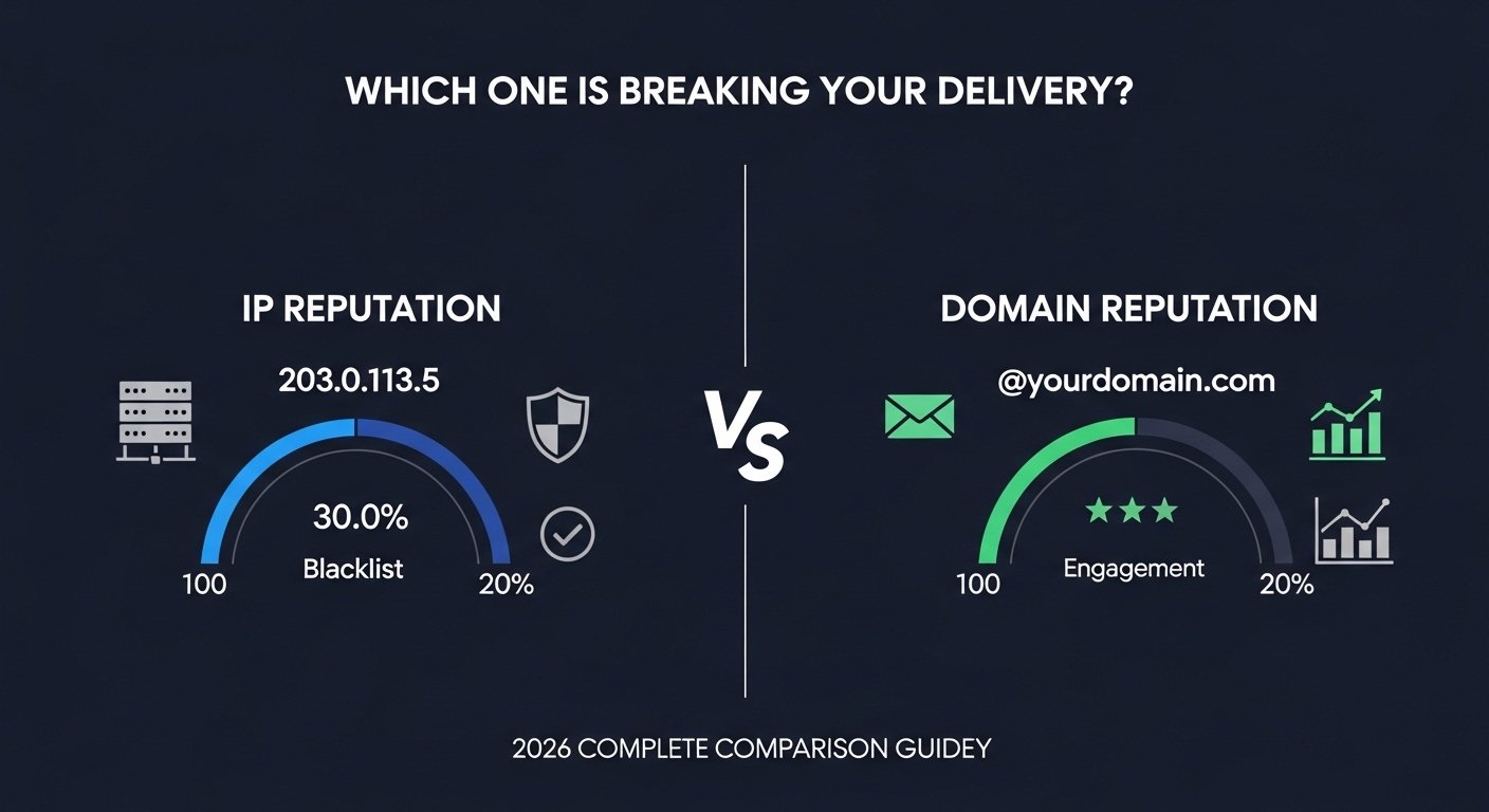 IP Reputation vs Domain Reputation: Key Differences 2026