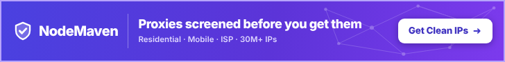 NodeMaven — proxies screened before you get them